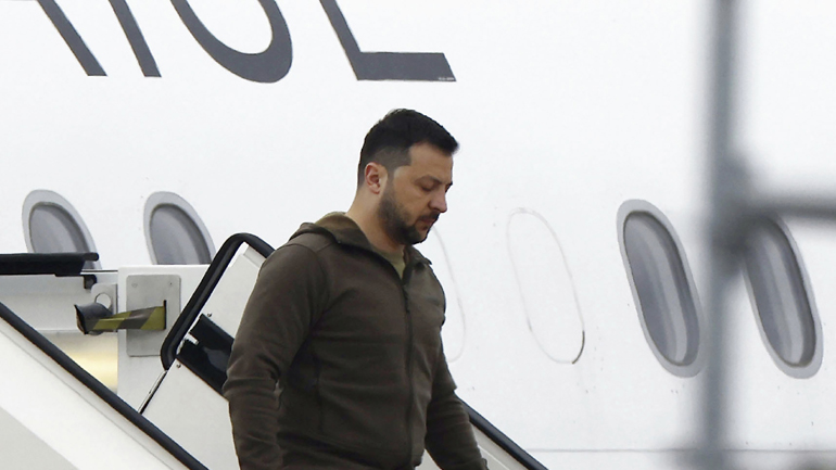 Έφτασε στη Χιροσίμα ο Ζελένσκι για τη σύνοδο κορυφής της G7